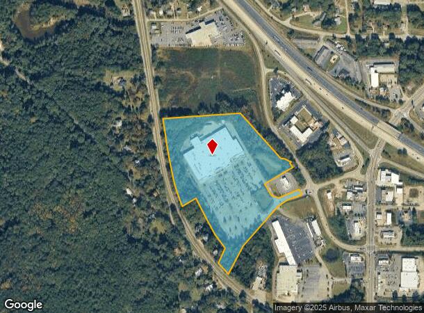  180 N Lee St, Forsyth, GA Parcel Map