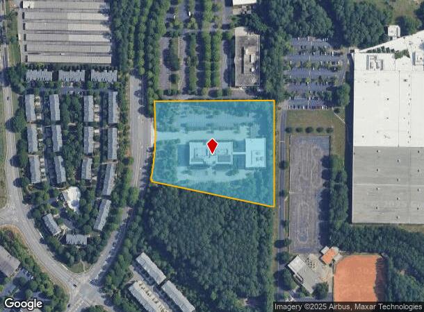  9115 Westside Pkwy, Alpharetta, GA Parcel Map