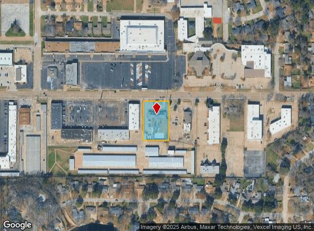  2214 W Park Row Dr, Pantego, TX Parcel Map