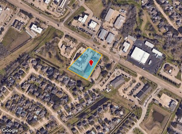  1416 Broadway St, Pearland, TX Parcel Map