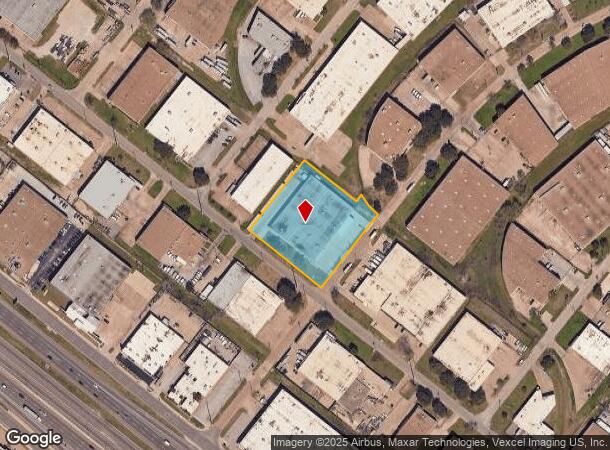 8908 Governors Row, Dallas, TX Parcel Map