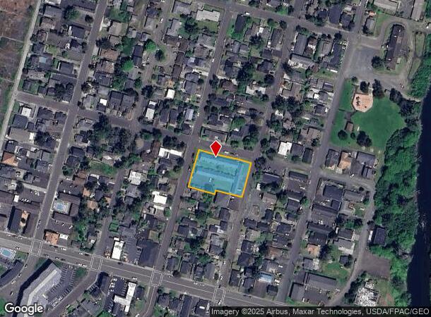  2125 S Downing St, Seaside, OR Parcel Map