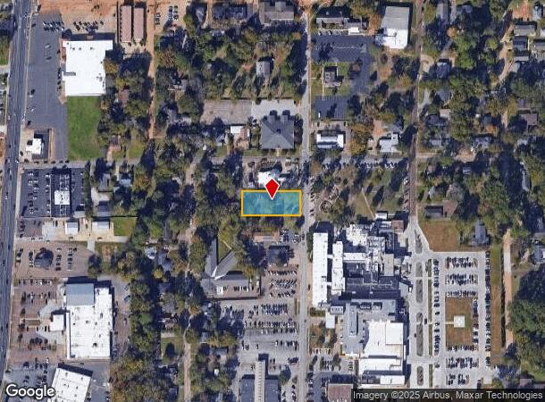  1219 N Mound St, Nacogdoches, TX Parcel Map