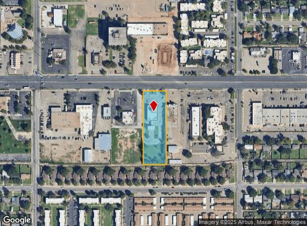  4621 50Th St, Lubbock, TX Parcel Map