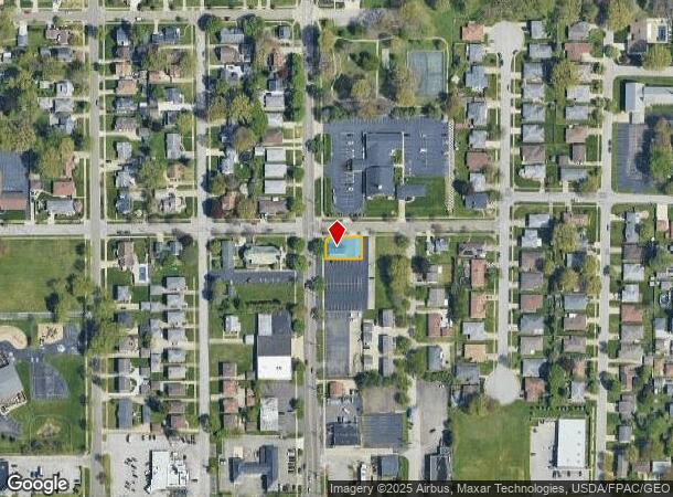  1865 Brown St, Akron, OH Parcel Map