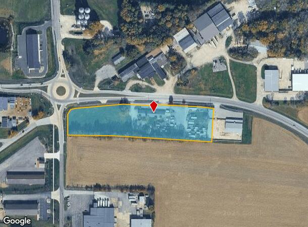  1085 Eastview Dr, Franklin, IN Parcel Map