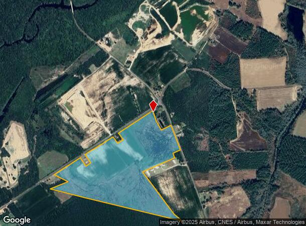  2450 Paul Willoughby Rd, Evergreen, NC Parcel Map