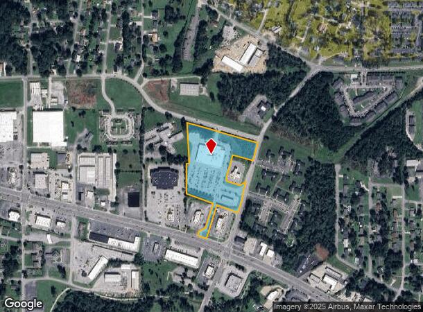 1115 Battlefield Pkwy, Fort Oglethorpe, GA Parcel Map