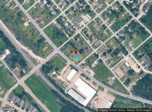  802 E Broad St, Forney, TX Parcel Map