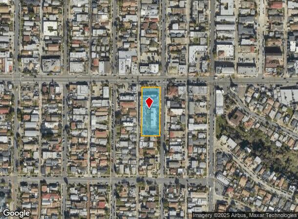  4679 University Ave, San Diego, CA Parcel Map