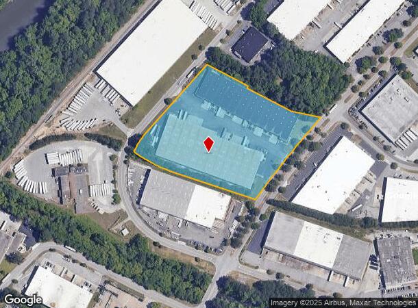 500 Great Southwest Pky Sw, Atlanta, GA Parcel Map