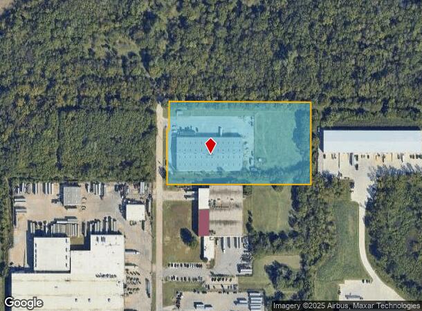  1617 N 93Rd Ave E, Tulsa, OK Parcel Map