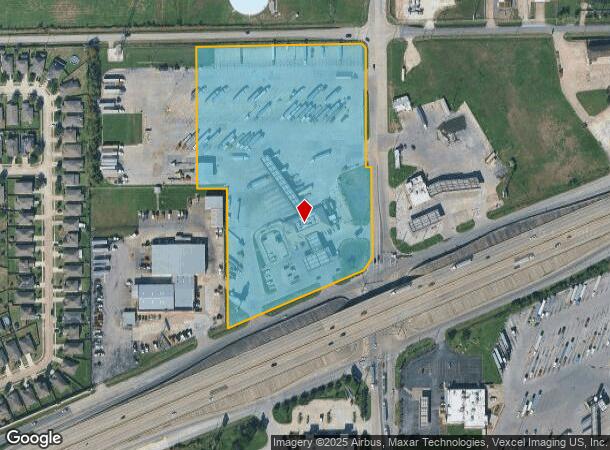  1703 Ellis School Rd, Baytown, TX Parcel Map