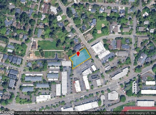  1604 Sw Sunset Blvd, Portland, OR Parcel Map
