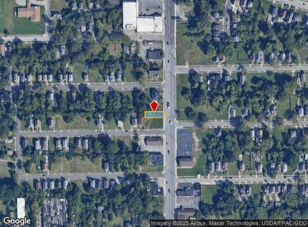  3278 E 93Rd St, Cleveland, OH Parcel Map