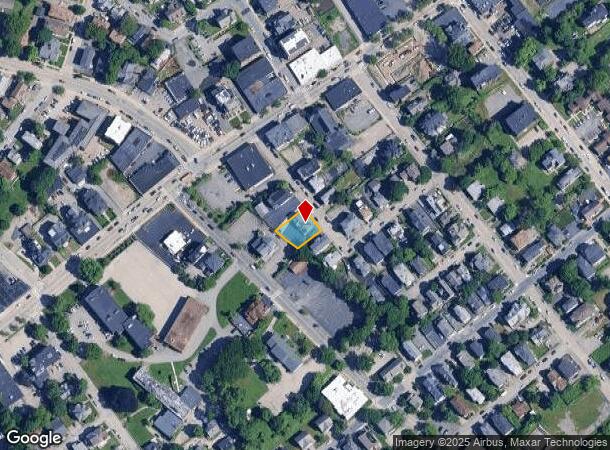  8 Allen St, Worcester, MA Parcel Map