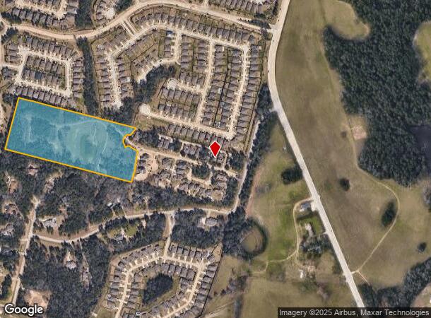  14 Evangeline Blvd, Conroe, TX Parcel Map
