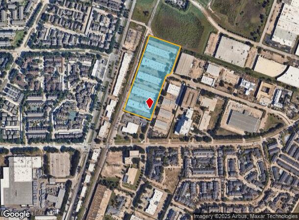 8000 El Rio St, Houston, TX Parcel Map