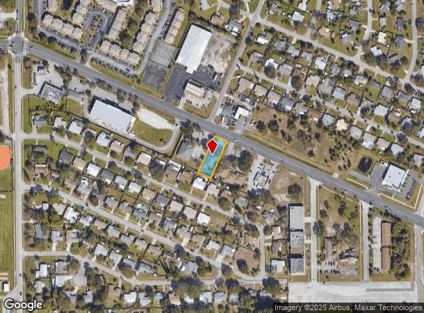 1427 Aurora Rd, Melbourne, FL Parcel Map