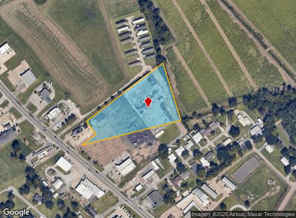 1814 Main St, Franklin, LA Parcel Map