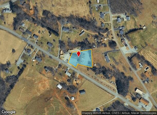 3895 Old Franklin Tpke, Glade Hill, VA Parcel Map