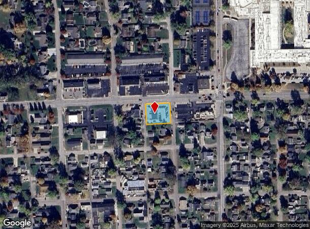 1021 25Th St, Columbus, IN Parcel Map