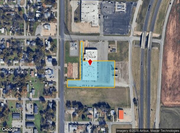  208 S Red River Expy, Burkburnett, TX Parcel Map
