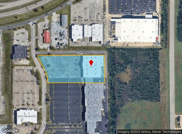 3401 Derek Dr, Lake Charles, LA Parcel Map
