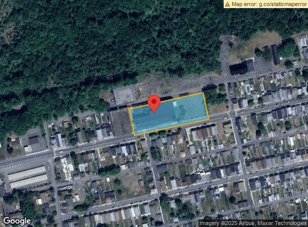  1340 Chestnut St, Kulpmont, PA Parcel Map