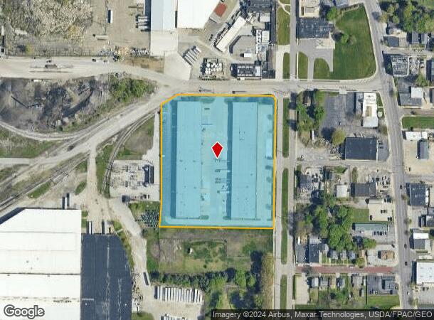  1450 Firestone Pky, Akron, OH Parcel Map