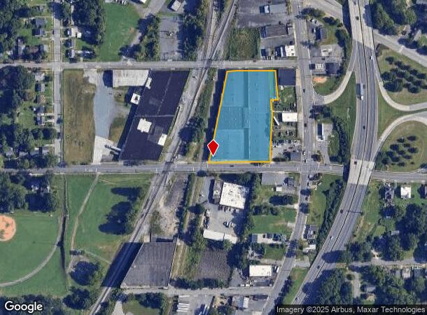  821 E 25Th St, Winston Salem, NC Parcel Map