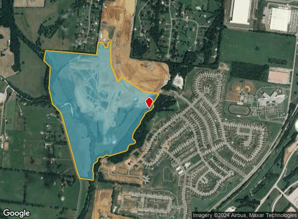  3384 Petty Ln, Columbia, TN Parcel Map