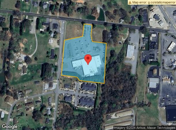  851 W Main Ave, Taylorsville, NC Parcel Map