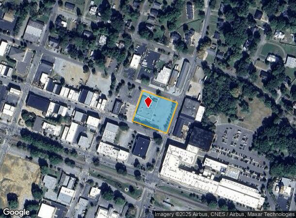  107 E Clay St, Mebane, NC Parcel Map