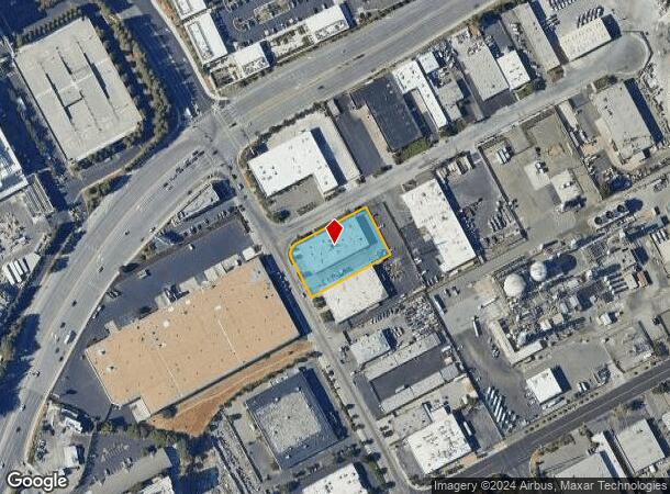  1998 Russell Ave, Santa Clara, CA Parcel Map