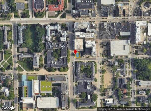 627 E University Ave, Ann Arbor, MI Parcel Map