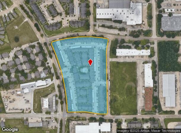  15330 Ella Blvd, Houston, TX Parcel Map