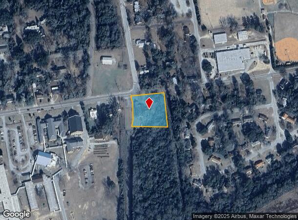  848 Hagood Ave, Barnwell, SC Parcel Map