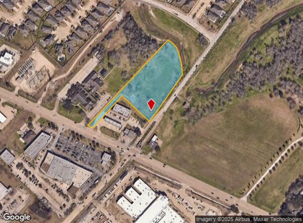  2515 Broadway St, Pearland, TX Parcel Map