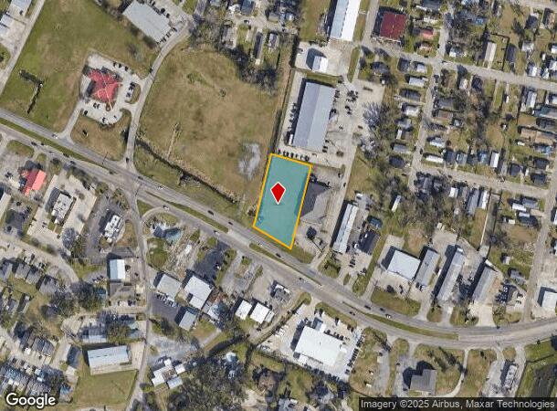  1016 W Tunnel Blvd, Houma, LA Parcel Map