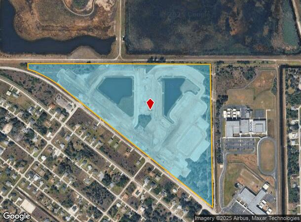 2593 Brangus Ave, Lehigh Acres, FL Parcel Map