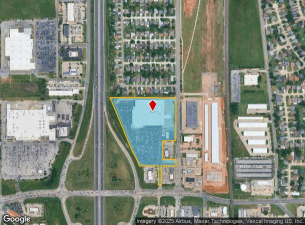 1705 S Broadway St, Moore, OK Parcel Map