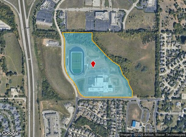  7055 Silverheel St, Shawnee, KS Parcel Map