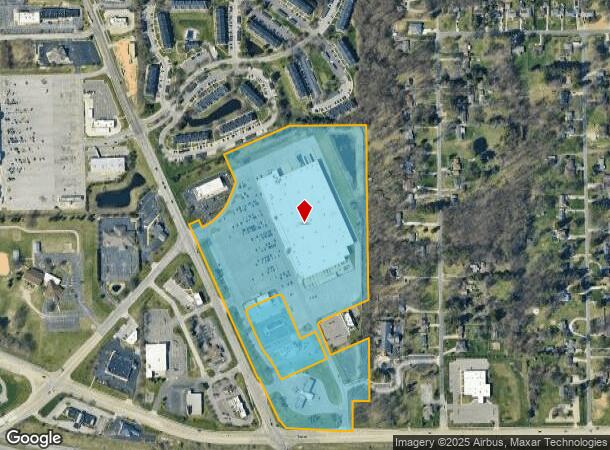  3600 Portage Rd, South Bend, IN Parcel Map