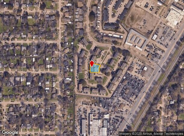  2709 Wimbledon Ct, Garland, TX Parcel Map