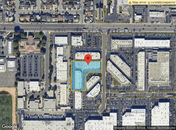  10611 Calle Lee, Los Alamitos, CA Parcel Map