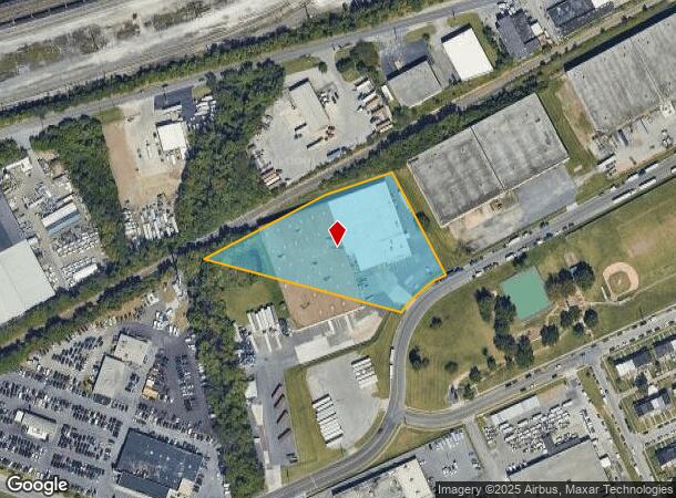 7616 Canton Center Dr, Baltimore, MD Parcel Map