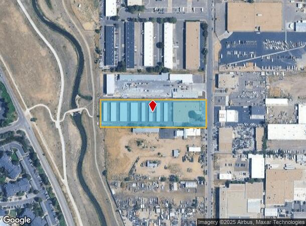 2125 S Valentia St, Denver, CO Parcel Map