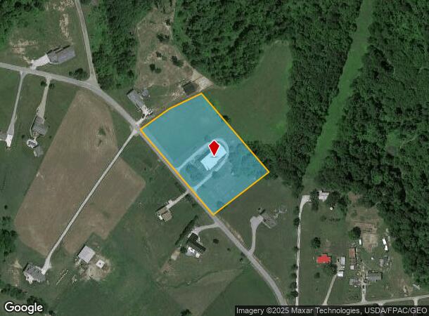  3459 Rough And Ready Rd, New Concord, OH Parcel Map