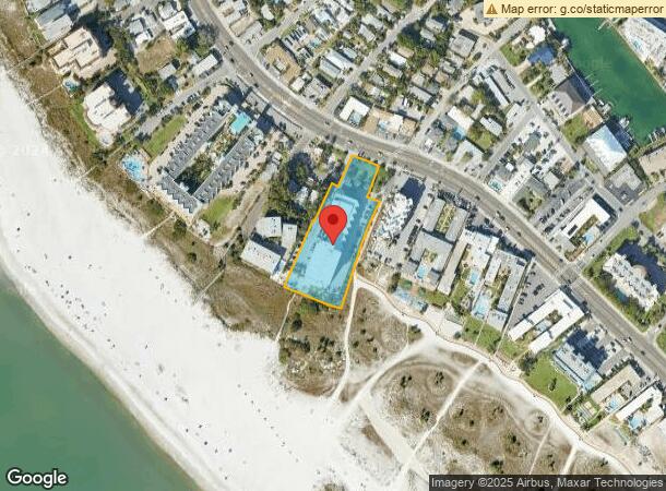  11908 Gulf Blvd, Treasure Island, FL Parcel Map